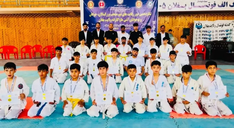 ۳۰ ورزشکار به تیم منتخب آشی‌هارا کاراته بغلان راه یافتند