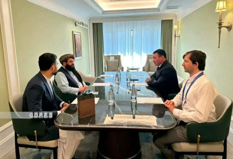 دیدار رییس اداره ورزش افغانستان با رییس اداره ورزش قرغیزستان