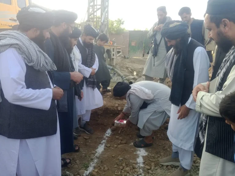 کار ساخت سه شبکه آبرسانی در کاپیسا آغاز شد 