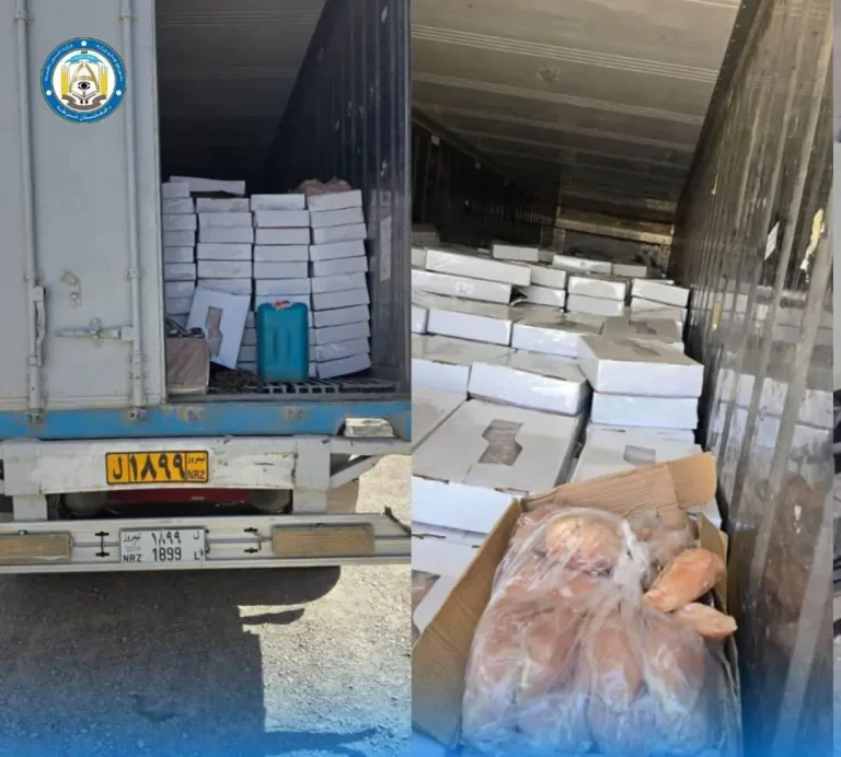 جلوگیری از قاچاق ۲۰ تن گوشت مرغ در ولسوالی کنگ نیمروز