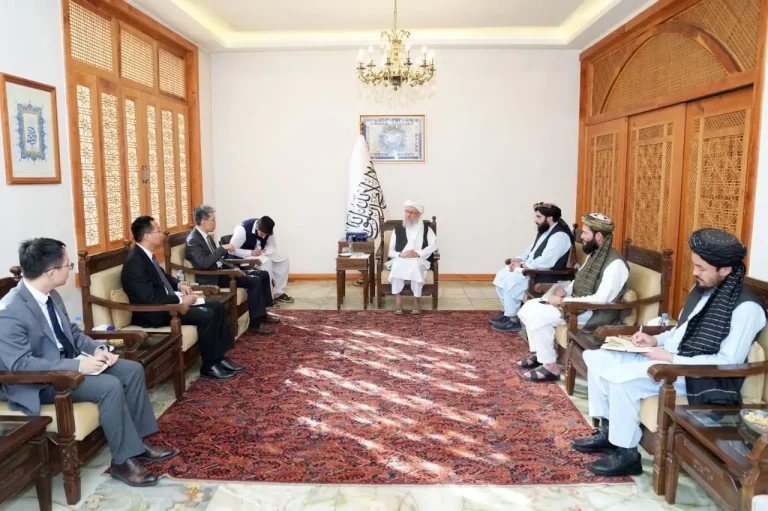 دیدار تودیعی معاون اداری ریاست‌الوزراء با سفیر چین