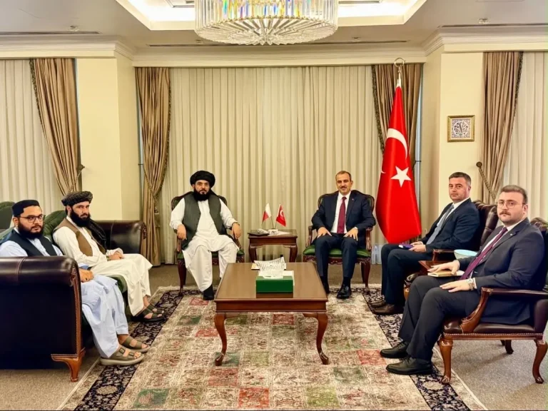 دیدار سفیرامارت اسلامی  افغانستان در قطر با سفیر جدید ترکیه 