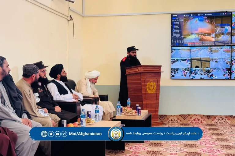 صدها کمرهٔ امنیتی در مرکز لغمان نصب افتتاح شد
