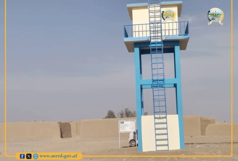 تکمیل و بهره‌برداری از یک شبکه آبرسانی در هلمند
