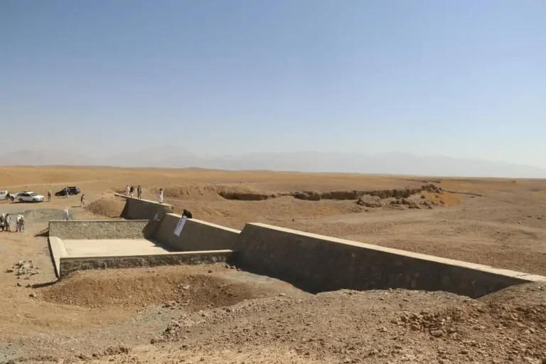 دو چک‌دم با ظرفیت مجوعی بیش از ۱۳ هزار مترمکعب آب در لوگر ساخته شد
