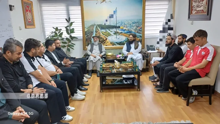 دیدار سفیر افغانستان در ایران با تیم ملی فوتسال زیر ۱۷ سال