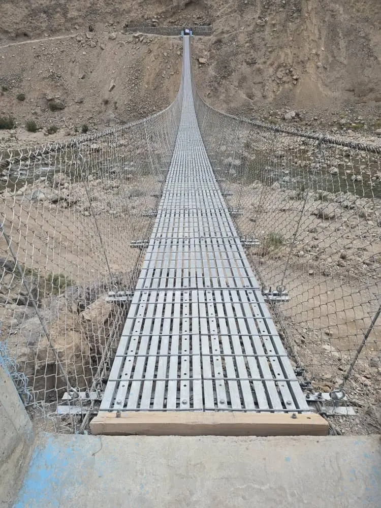 یک پل در غور به بهره برداری رسید