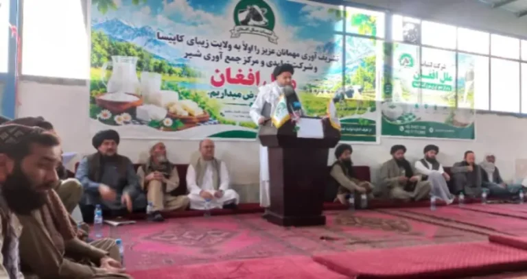 شرکت تولیدی لبنیات ملل افغان در کاپیسا افتتاح شد