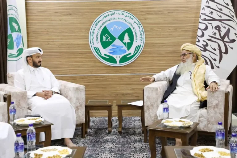 افغانستان خواهان کمک قطر برای جذب منابع مالی و ازسرگیری پروژه‌های محیط زیستی شد