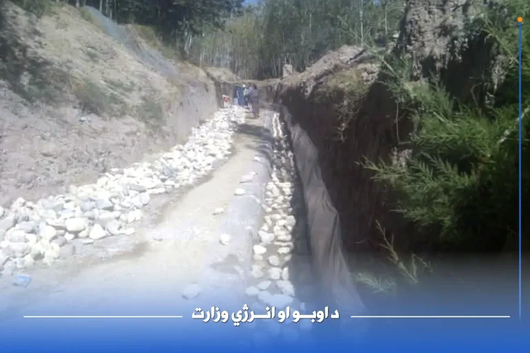 آغاز کار اعمار سربند و کانال یته اوروق المار در فاریاب