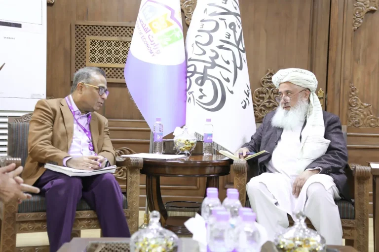 وزیر اقتصاد و نماینده برنامه انکشافی سازمان ملل متحد بر گسترش همکاری‌های انکشافی تأکید کردند