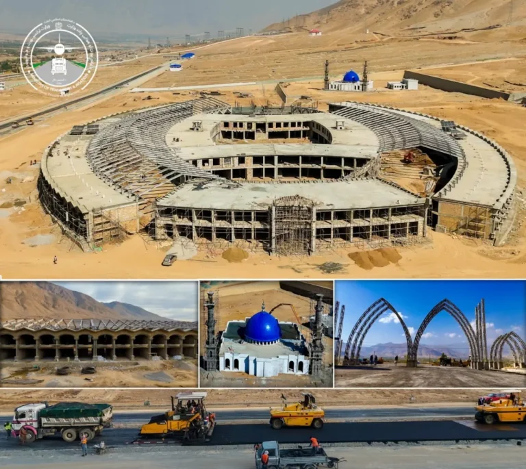 وزیران ترانسپورت و تحصیلات عالی روند کار ترمینل مسافربری ارغندی را ارزیابی کردند