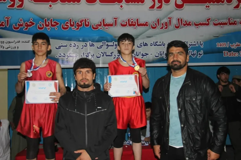 سیزدهمین دور مسابقات منتخبه ووشو ساندا در تخار برگزار شد
